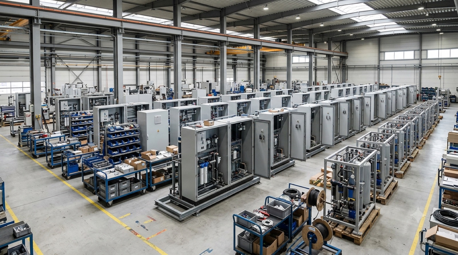 Equipment assembly floor