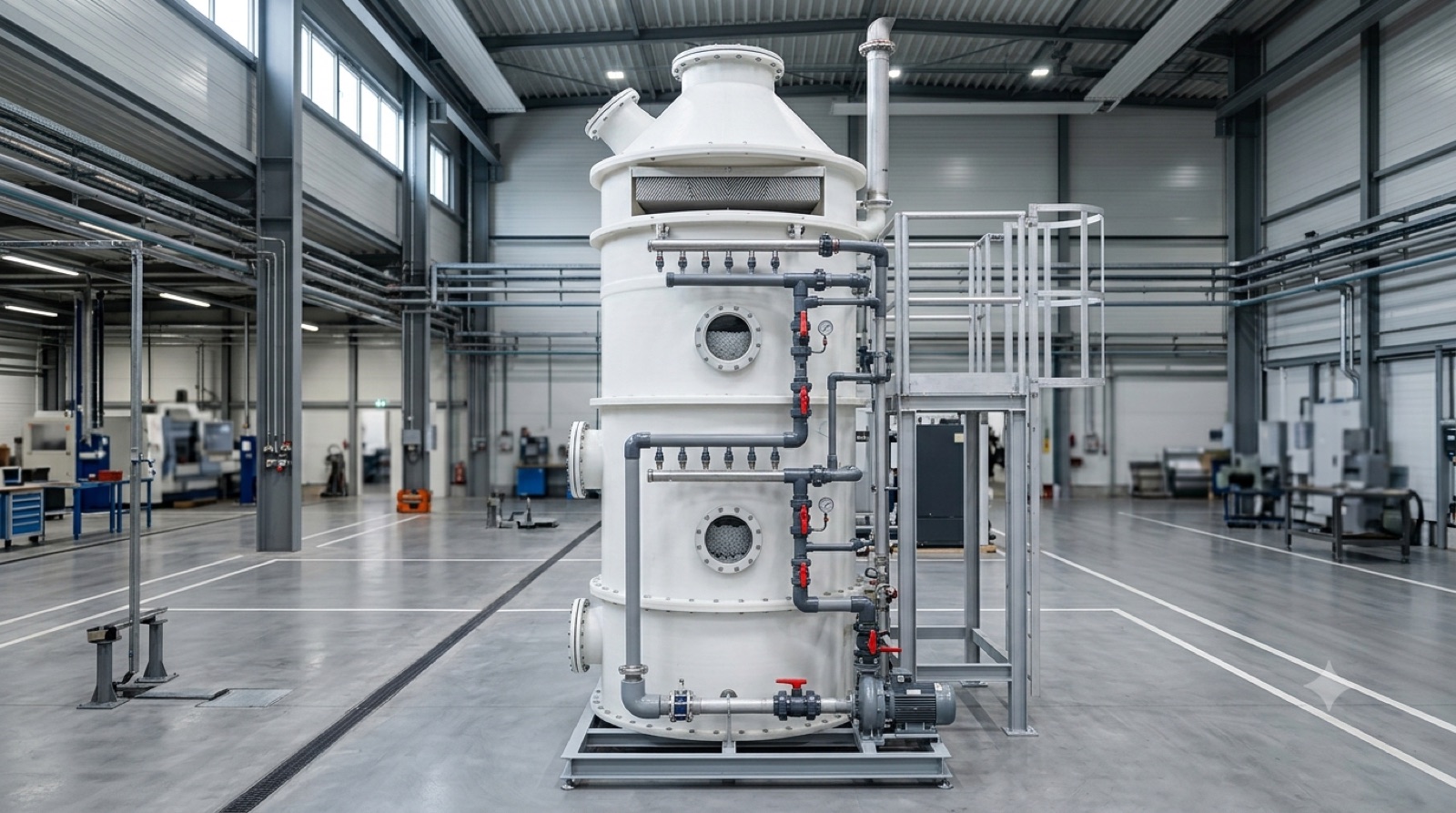 PP spray scrubber tower